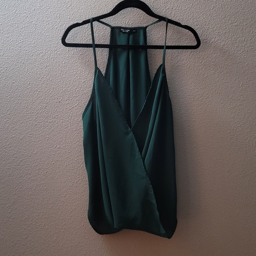Green tank top